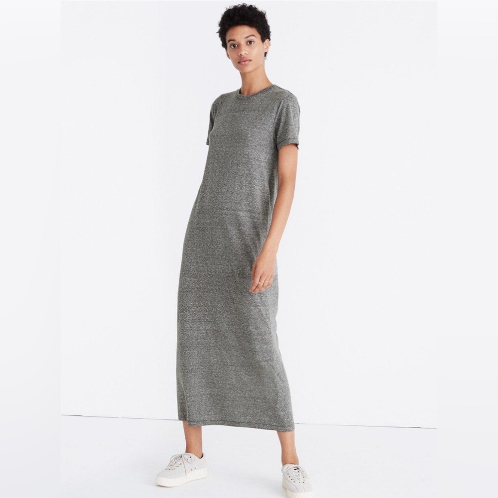 RIVET & THREAD Gray T Shirt Dress